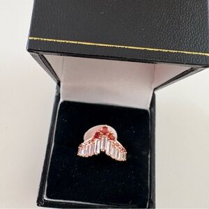 Bomb Party Jan25 Take On The Challenge Ring RBP8587 Garnet CZ Gold Plating